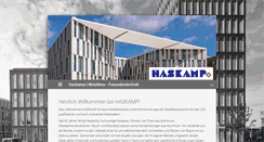 Desktop Screenshot of haskamp.de