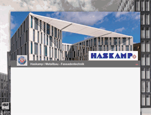 Tablet Screenshot of haskamp.de